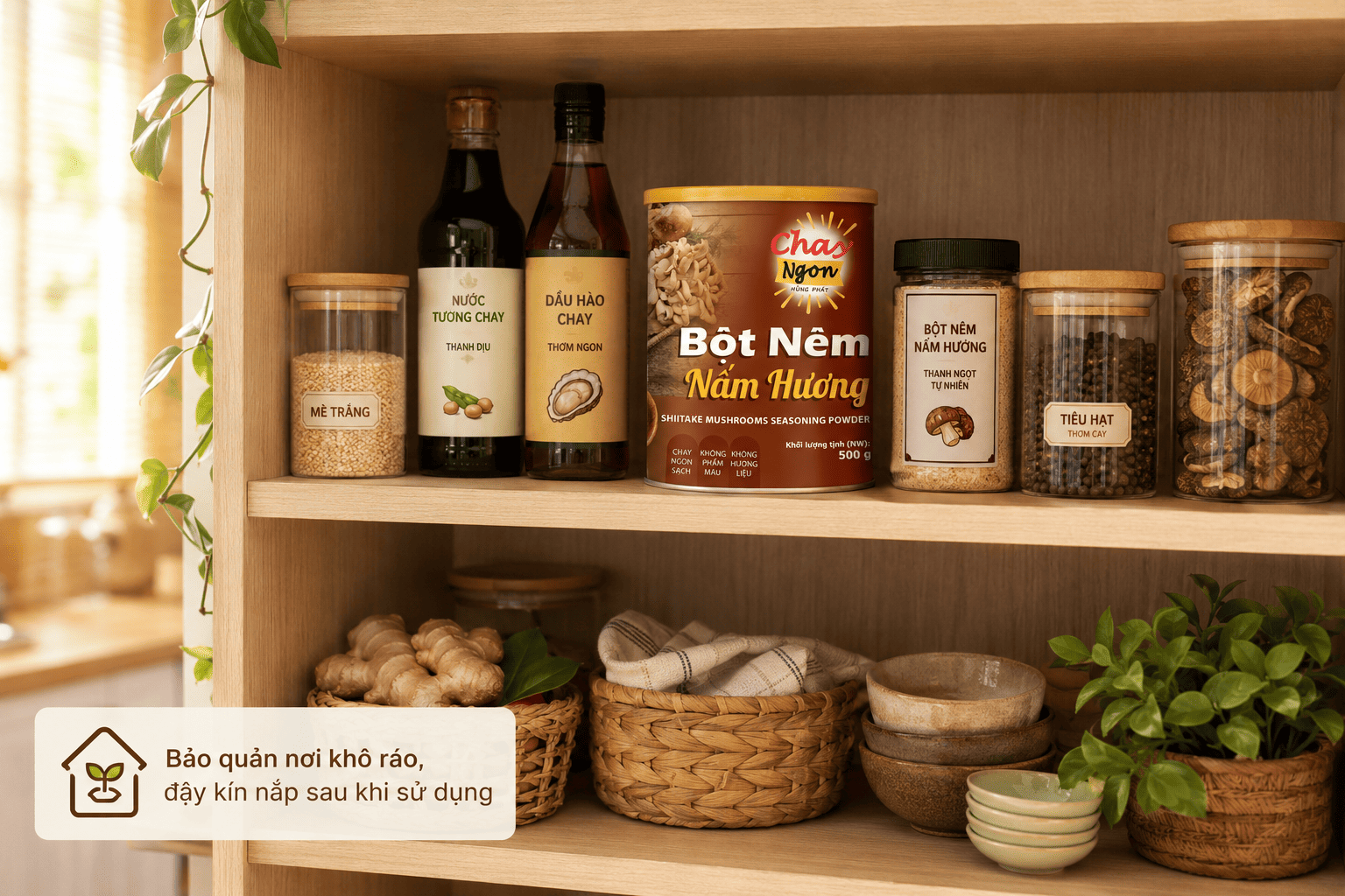 Cách Bảo Quản Bột Nêm Chay Sau Khi Mở Nắp Để Gia Vị Luôn Khô Ráo