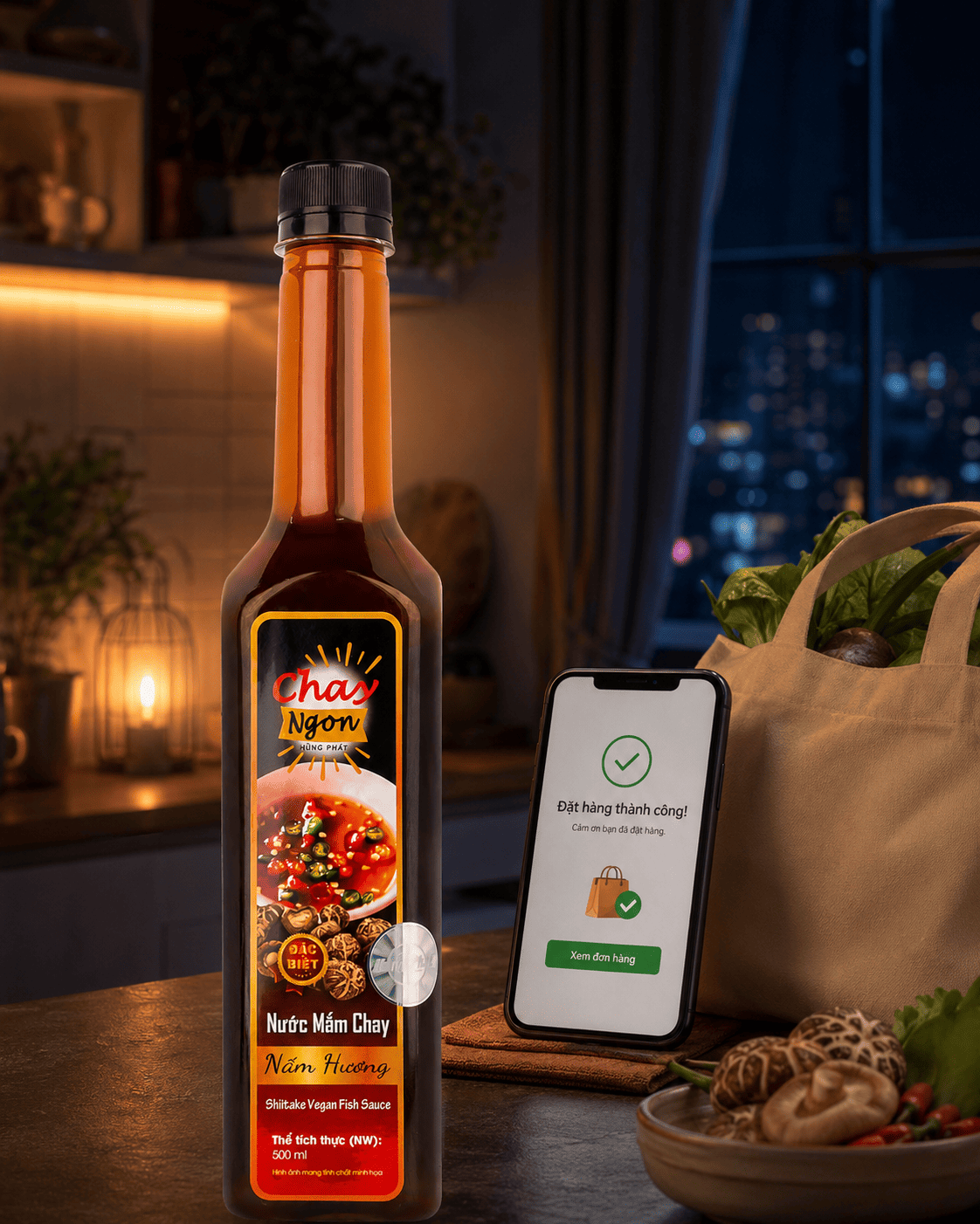 Mua Nước Mắm Chay Nấm Hương Chính Hãng