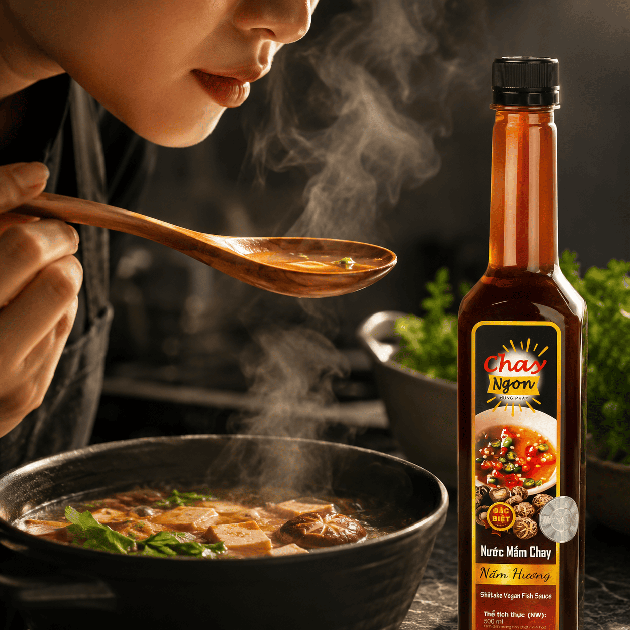 Nêm Nhẹ Món Chay Ở Bước Cuối Cho Rõ Vị Hơn