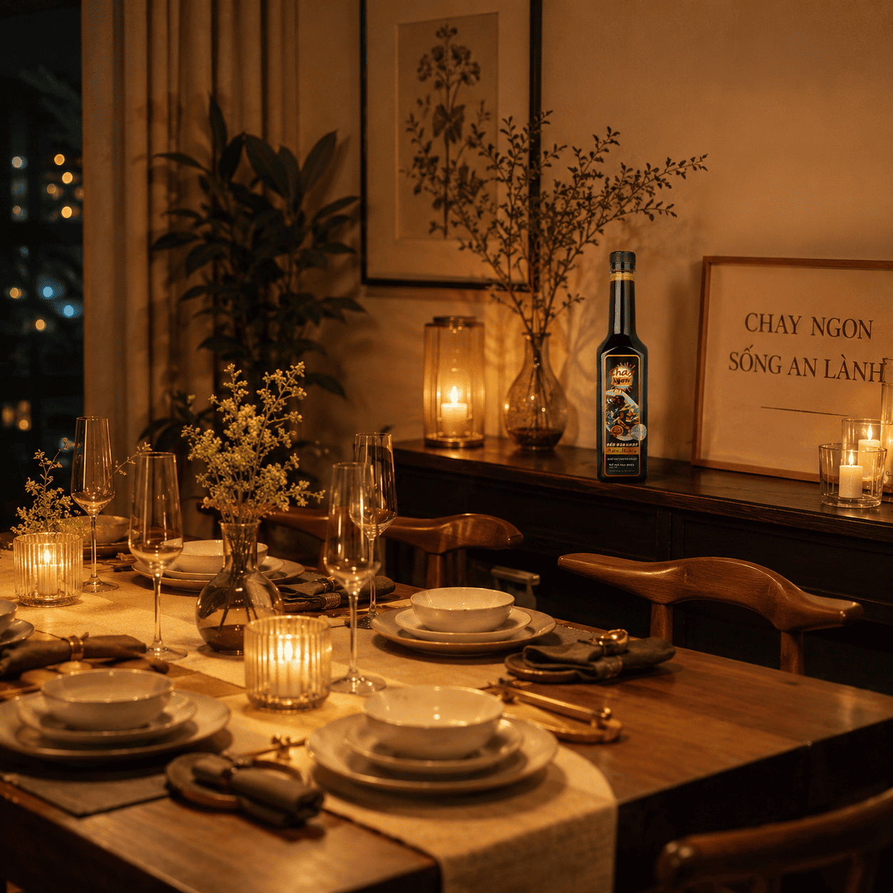 Bàn Tiệc Chay Tại Nhà Có Gu Và Tinh Tế