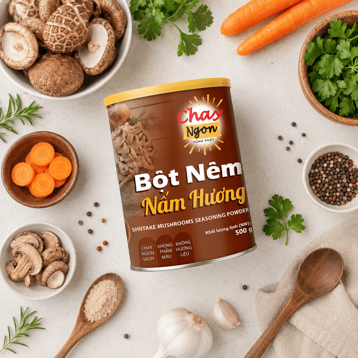 Chọn Bột Nêm Chay Nấm Hương Cần Xem Gì Trước Khi Đặt Mua?