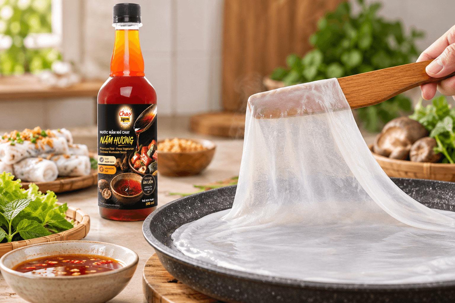 Bánh Cuốn Chay Bị Rách, Dày Hoặc Dính Chảo Phải Làm Sao?
