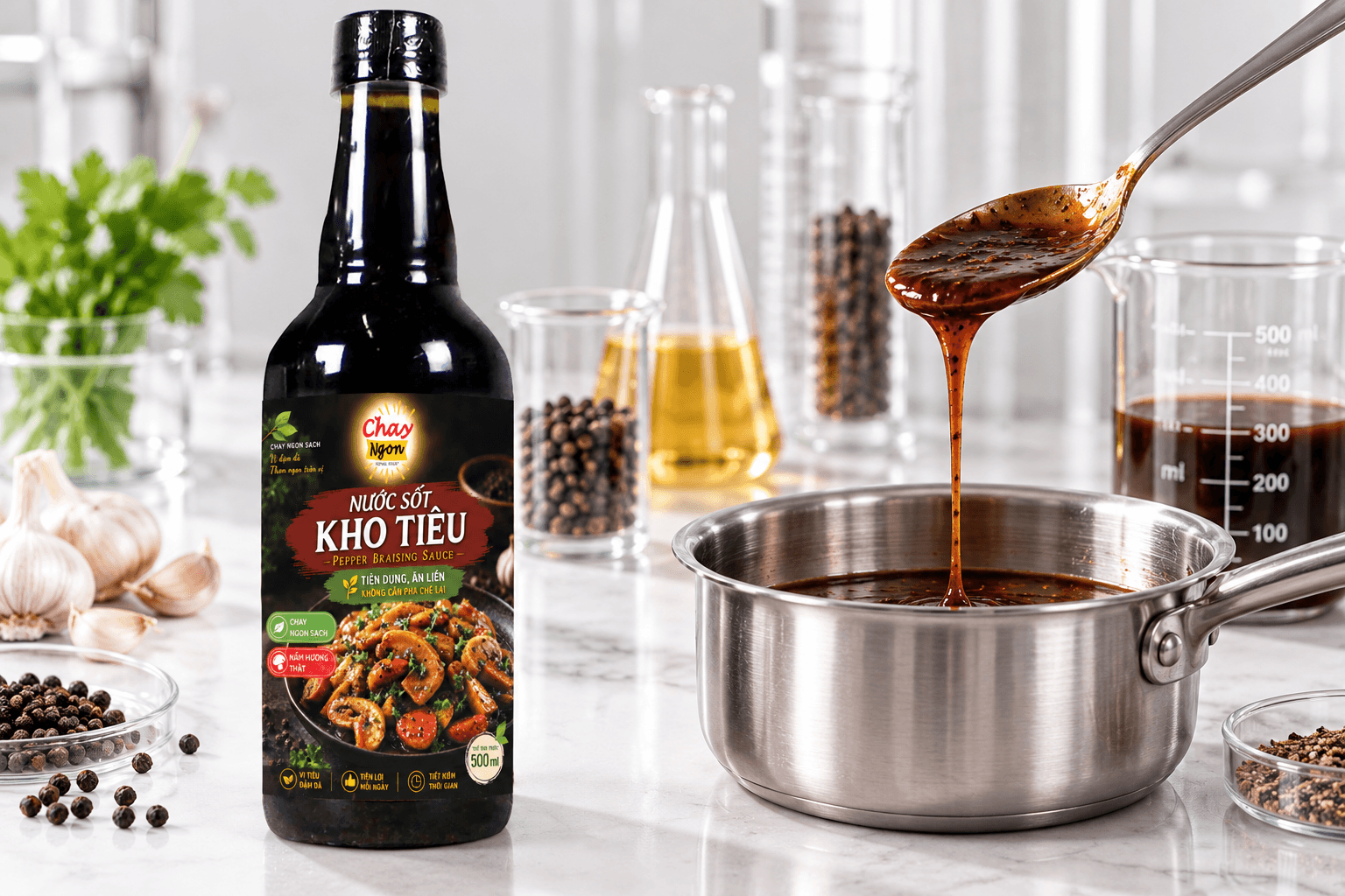Muốn Sốt Kho Tiêu Cay Hơn: Thêm Tiêu Lúc Nào Để Không Gắt?