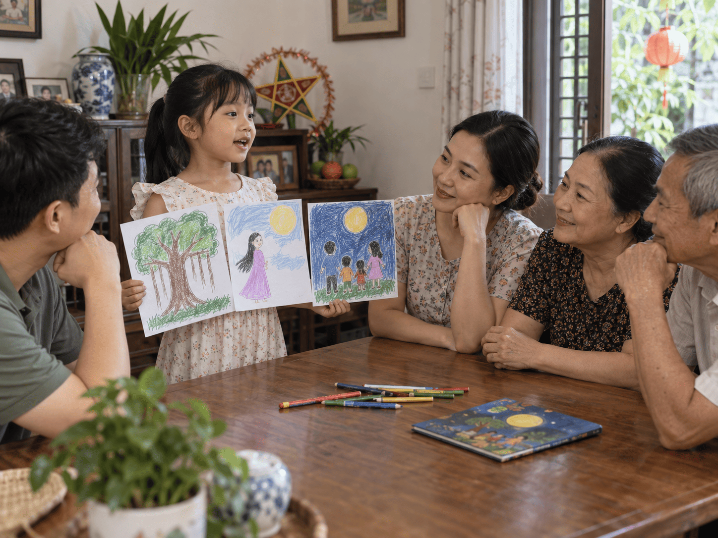 Sự Tích Chú Cuội, Chị Hằng Kể Cho Trẻ Dễ Hiểu