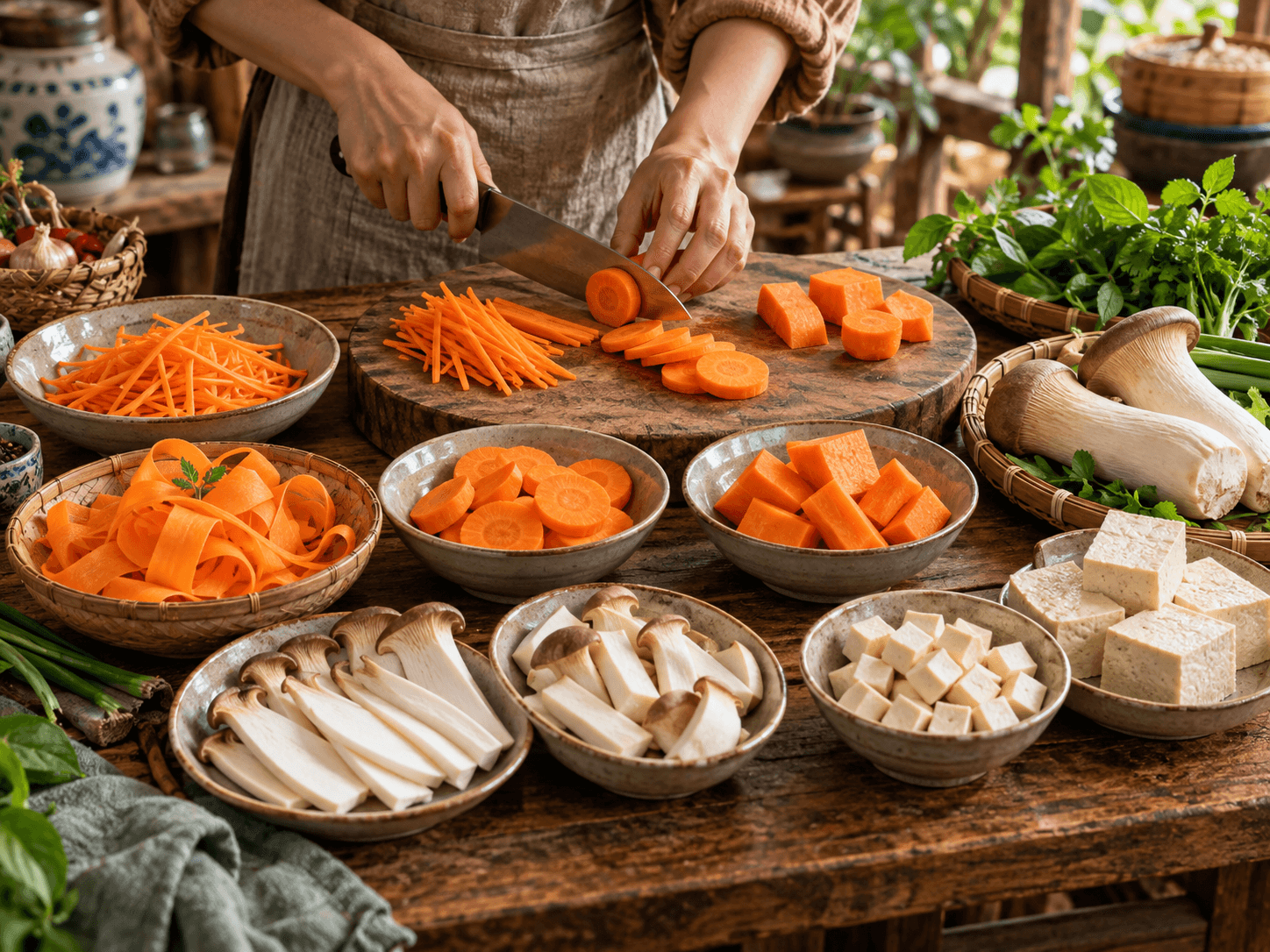 Vì Sao Cắt Nguyên Liệu Khác Kích Thước Lại Cho Cảm Giác Ăn Khác?