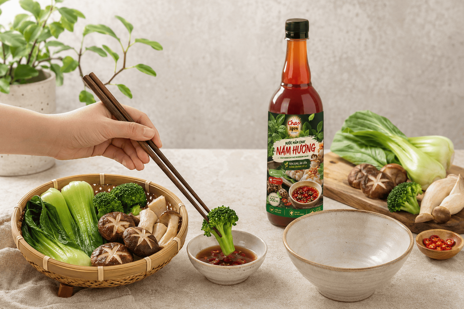 Rau Luộc, Rau Hấp Chay: Nên Chấm Hay Trộn Nhẹ?