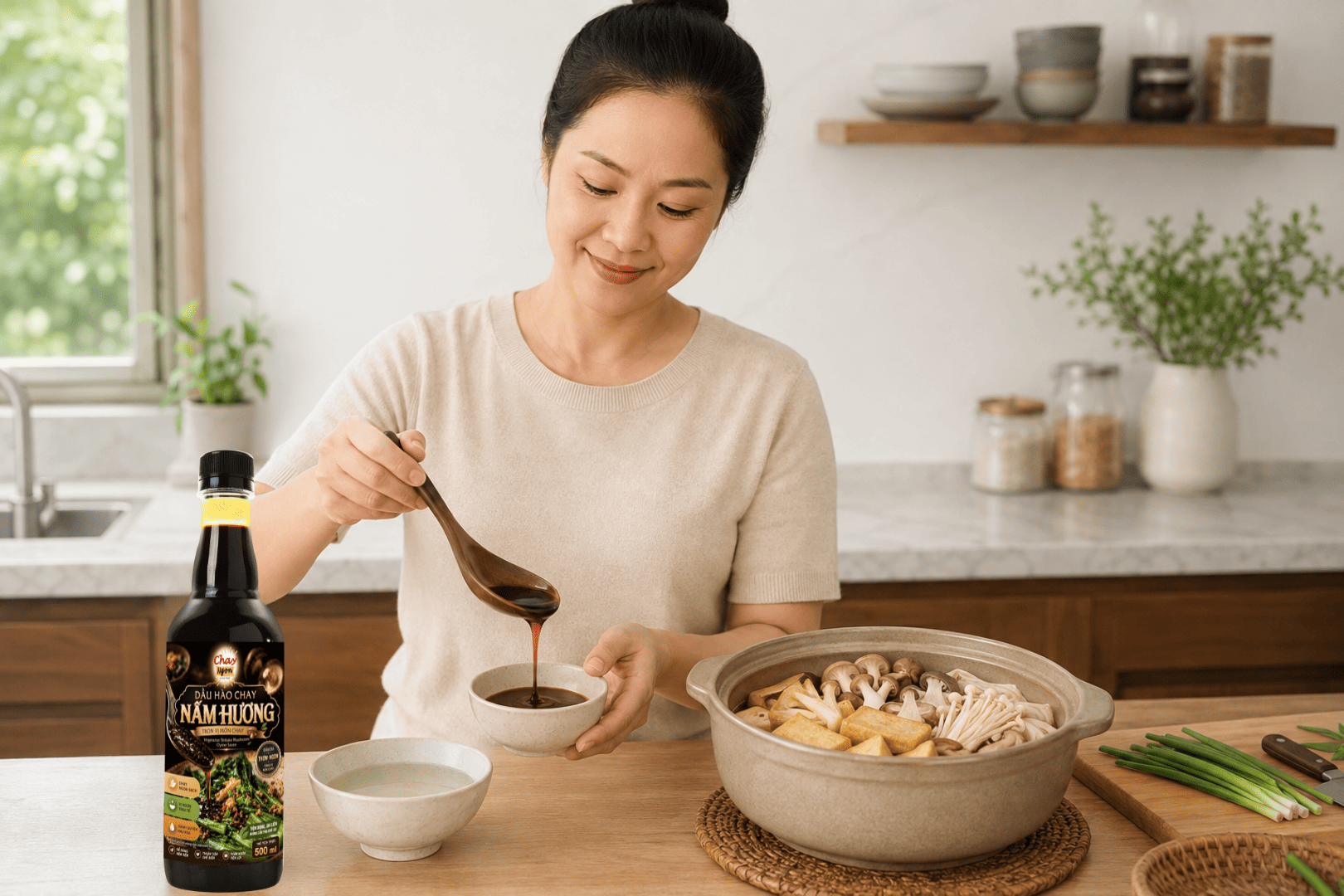 Cách Canh Lượng Nước Khi Pha Sốt Kho Chay