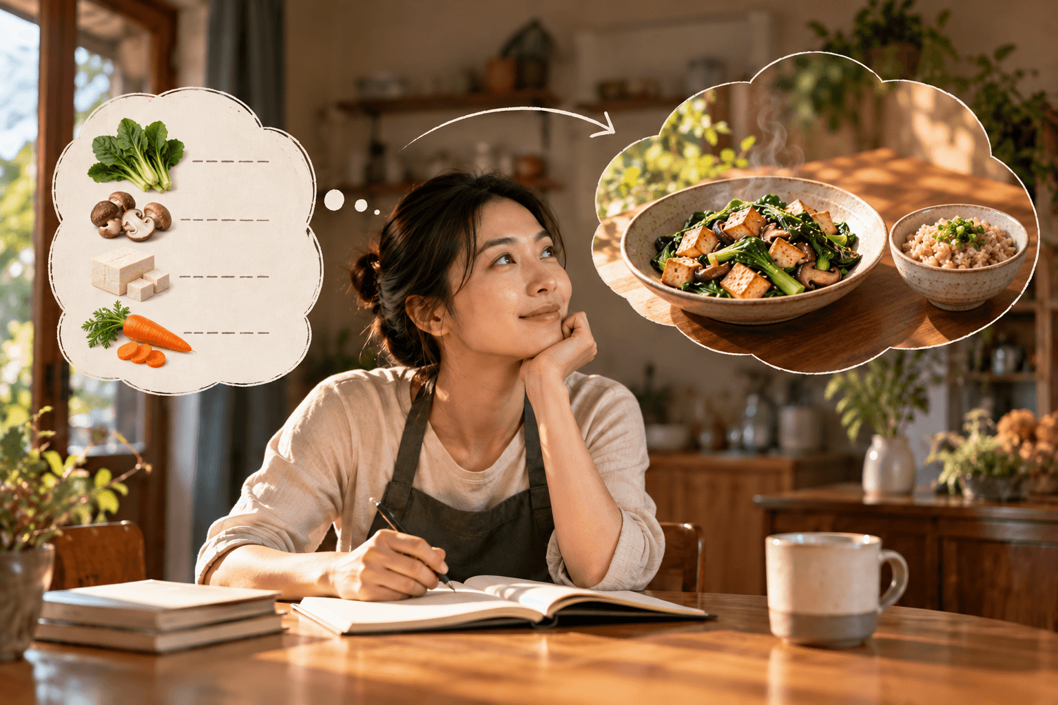 Một Bữa Cơm Nhà Được Ghép Thành Bữa Hoàn Chỉnh Theo Logic Nào?