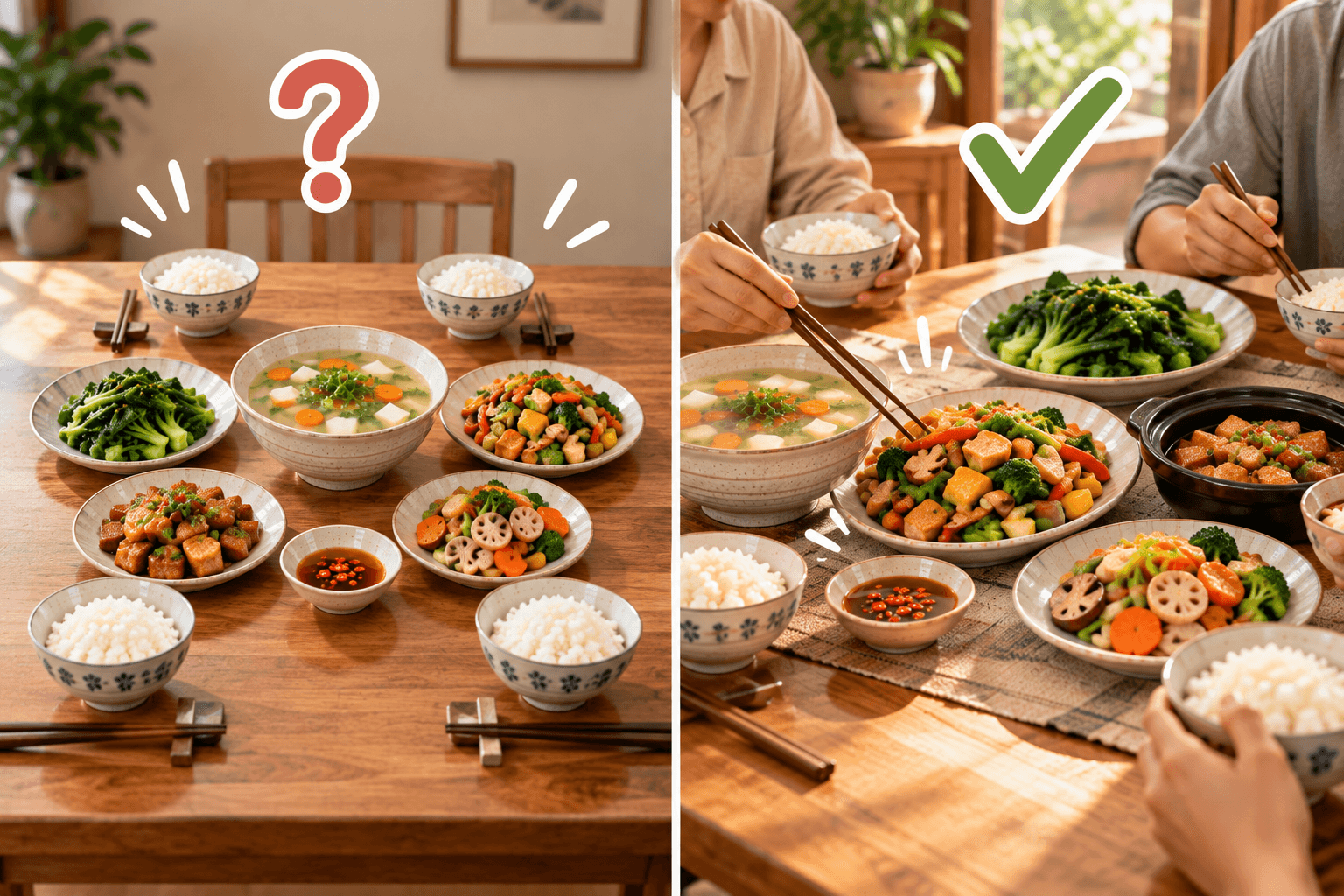 Vì Sao Có Món Đặt Giữa Mâm, Có Món Lại Nằm Gần Một Người?