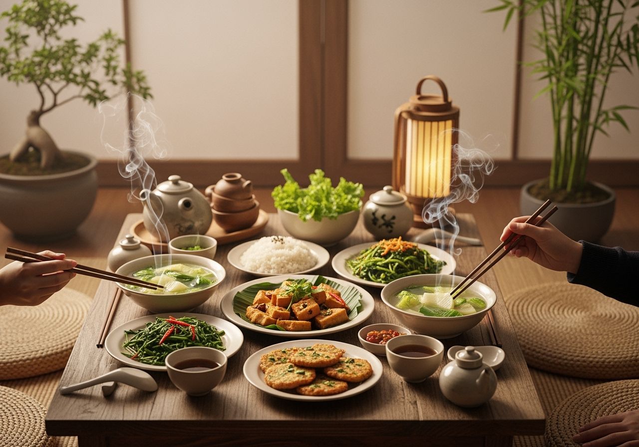 Bữa Cơm An Nhiên – Tinh Thần Thiền Trong Mỗi Món Ăn