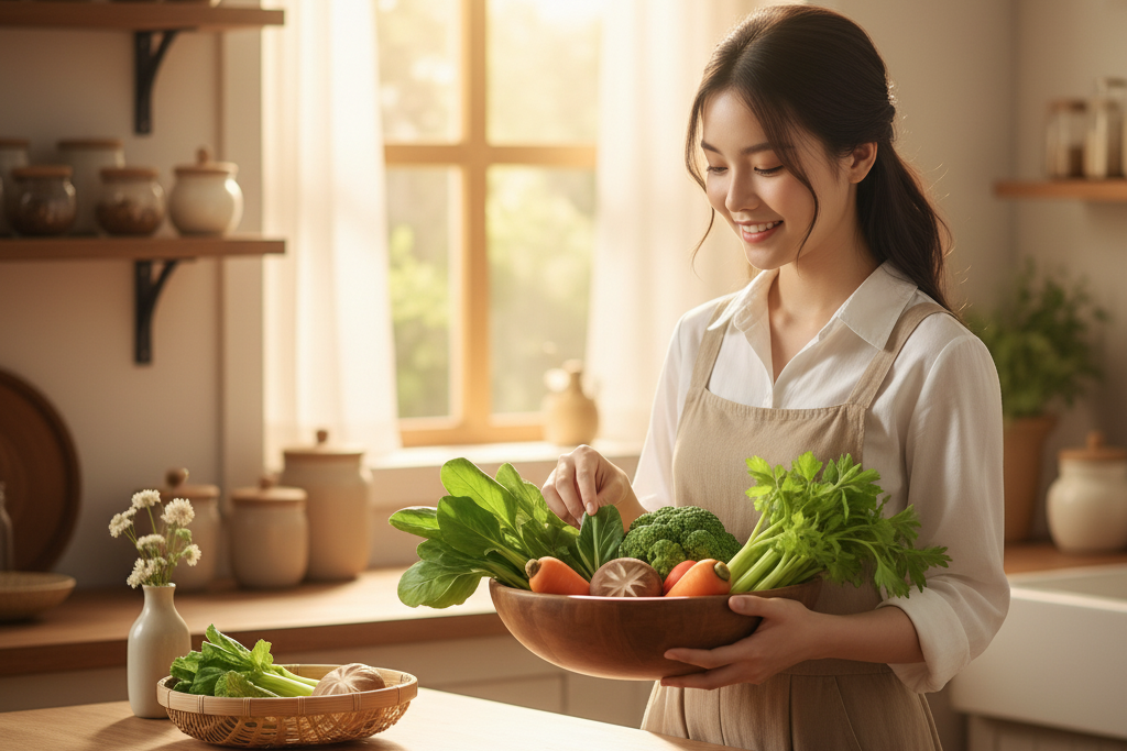 Sống Xanh Mỗi Ngày – Bắt Đầu Từ Gian Bếp Với Bột Nêm Rau Củ Hùng Phát