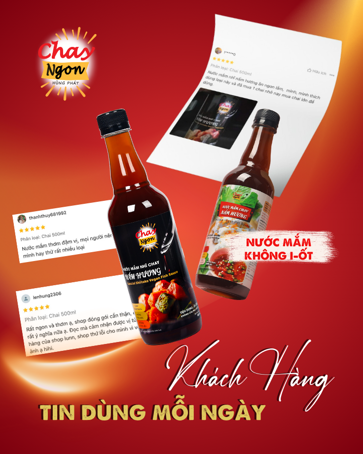 Khách hàng nói gì về nước mắm chay không i-ốt?