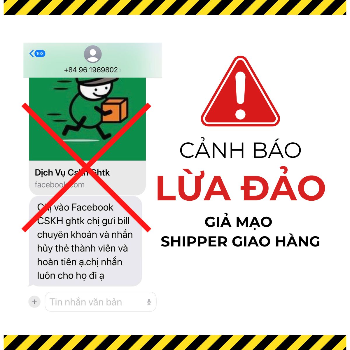 Thông Báo: Cảnh Báo Lừa Đảo Giả Mạo Giao Hàng