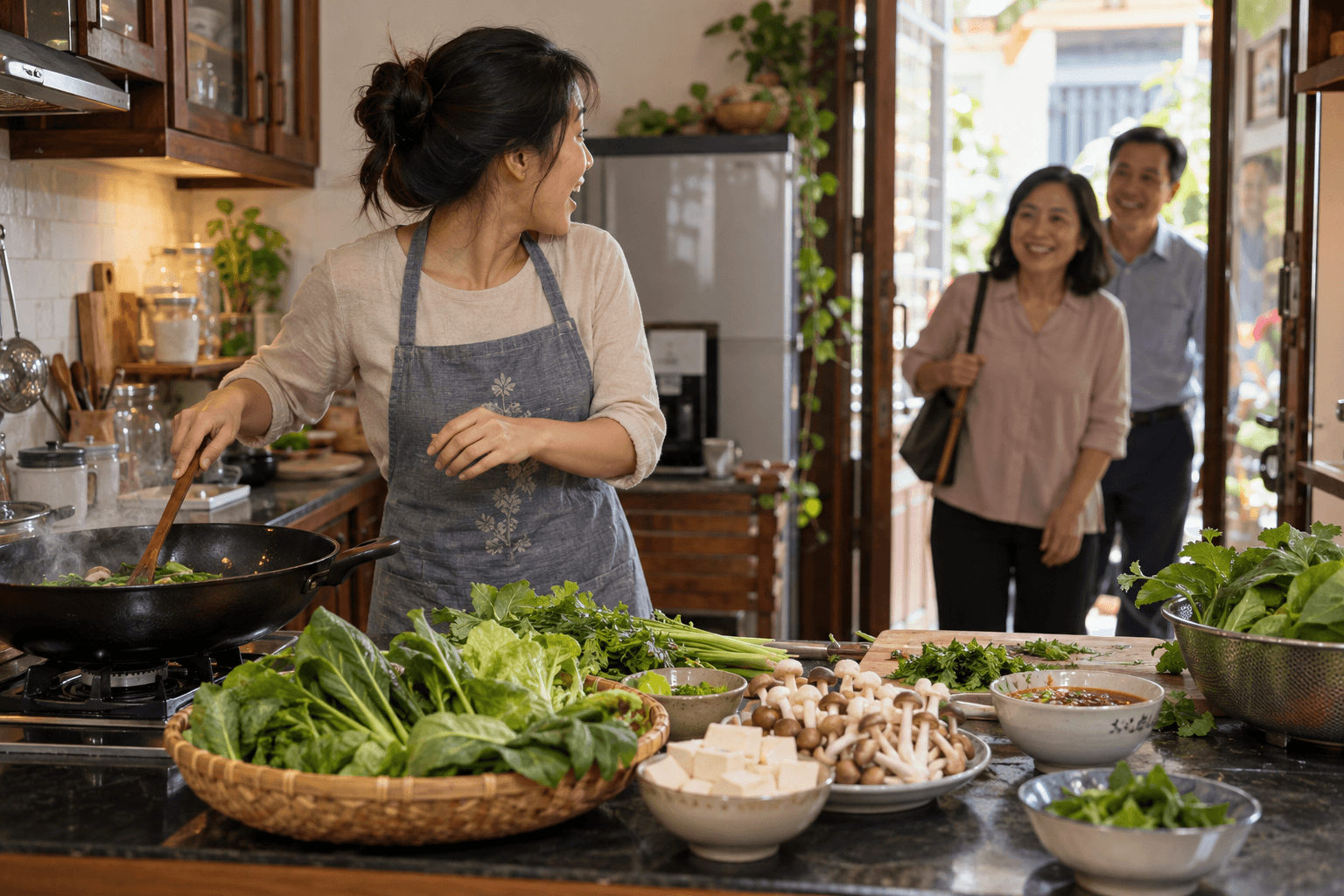 Có Khách Đến Bất Ngờ: Một Bữa Chay Nên Ưu Tiên Món Nào Trước?
