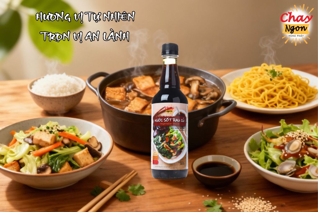 CÔNG THỨC MÓN CHAY NGON VỚI NƯỚC SỐT RAU CỦ CHAY NGON HÙNG PHÁT