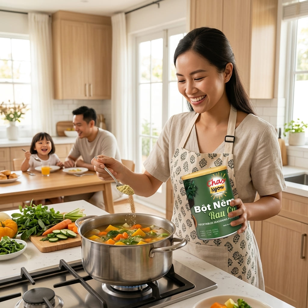 Bột Nêm Chay Rau Củ – Giải Pháp Giúp Món Ăn Thanh Ngọt Mỗi Ngày