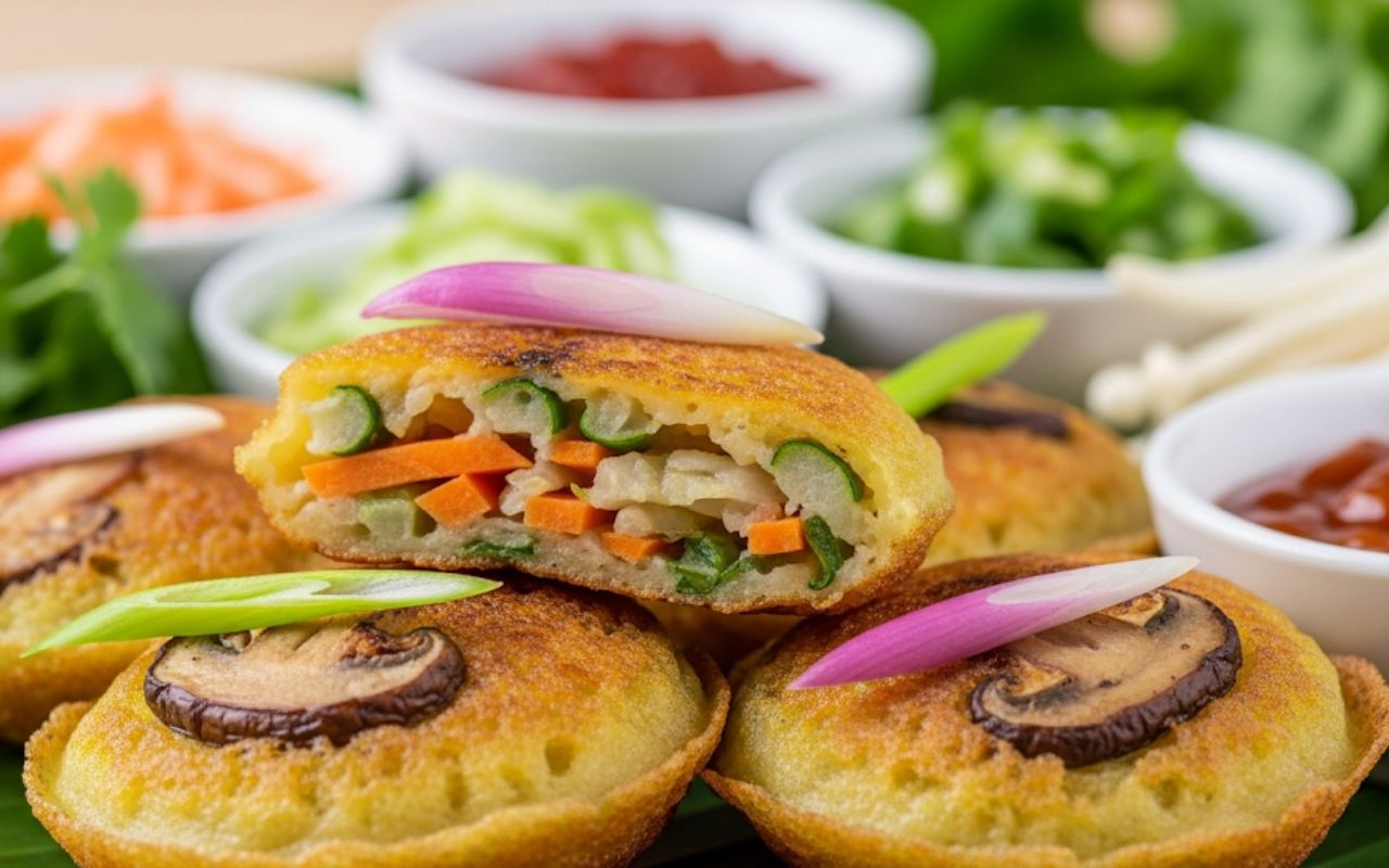 Bánh Khọt Chay: Món Ăn Giòn Rụm, Đậm Đà Hương Vị Và Dễ Làm