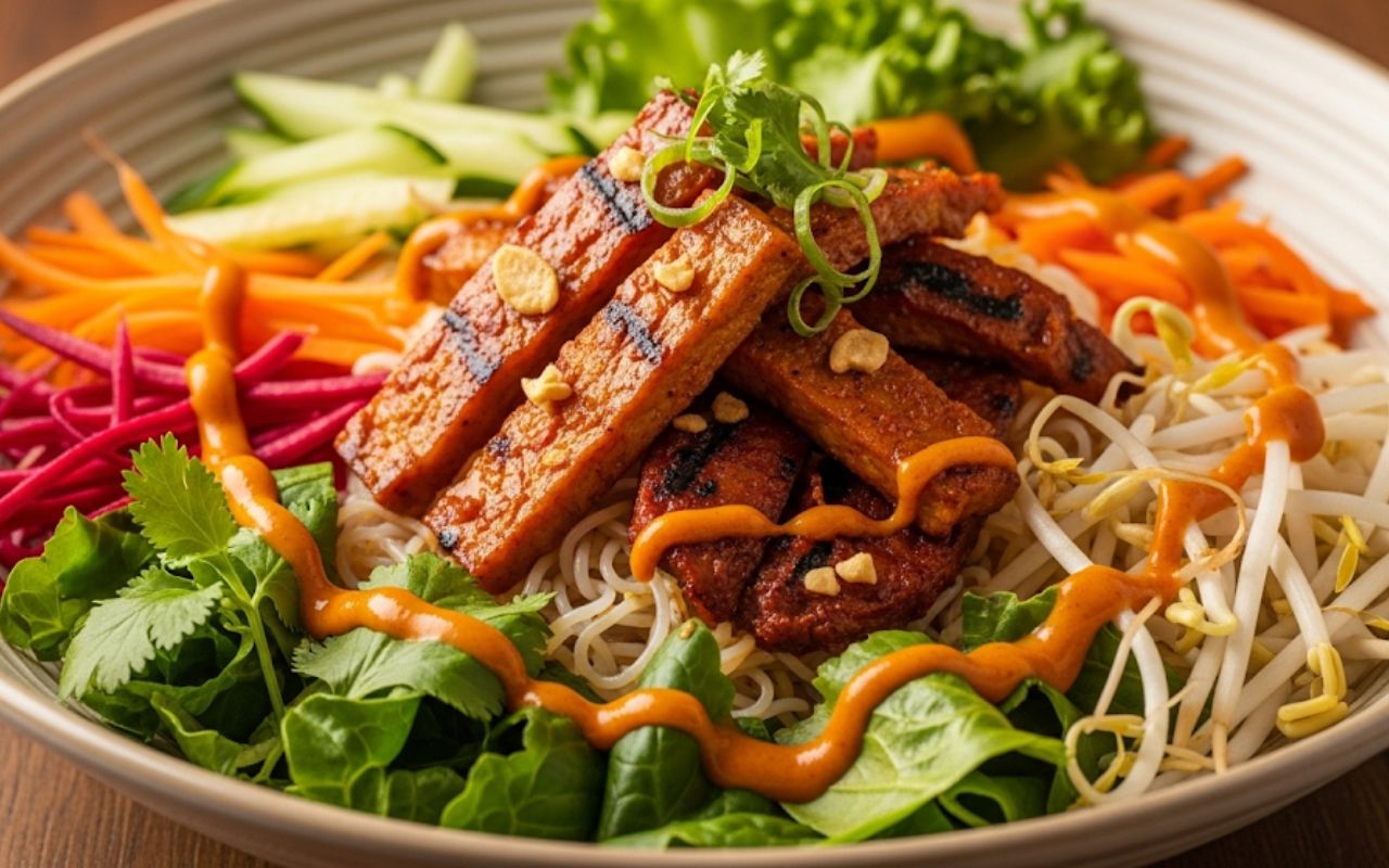 Bún Thịt Nướng Chay: Món Ăn Giòn Ngon, Bổ Dưỡng Và Dễ Làm