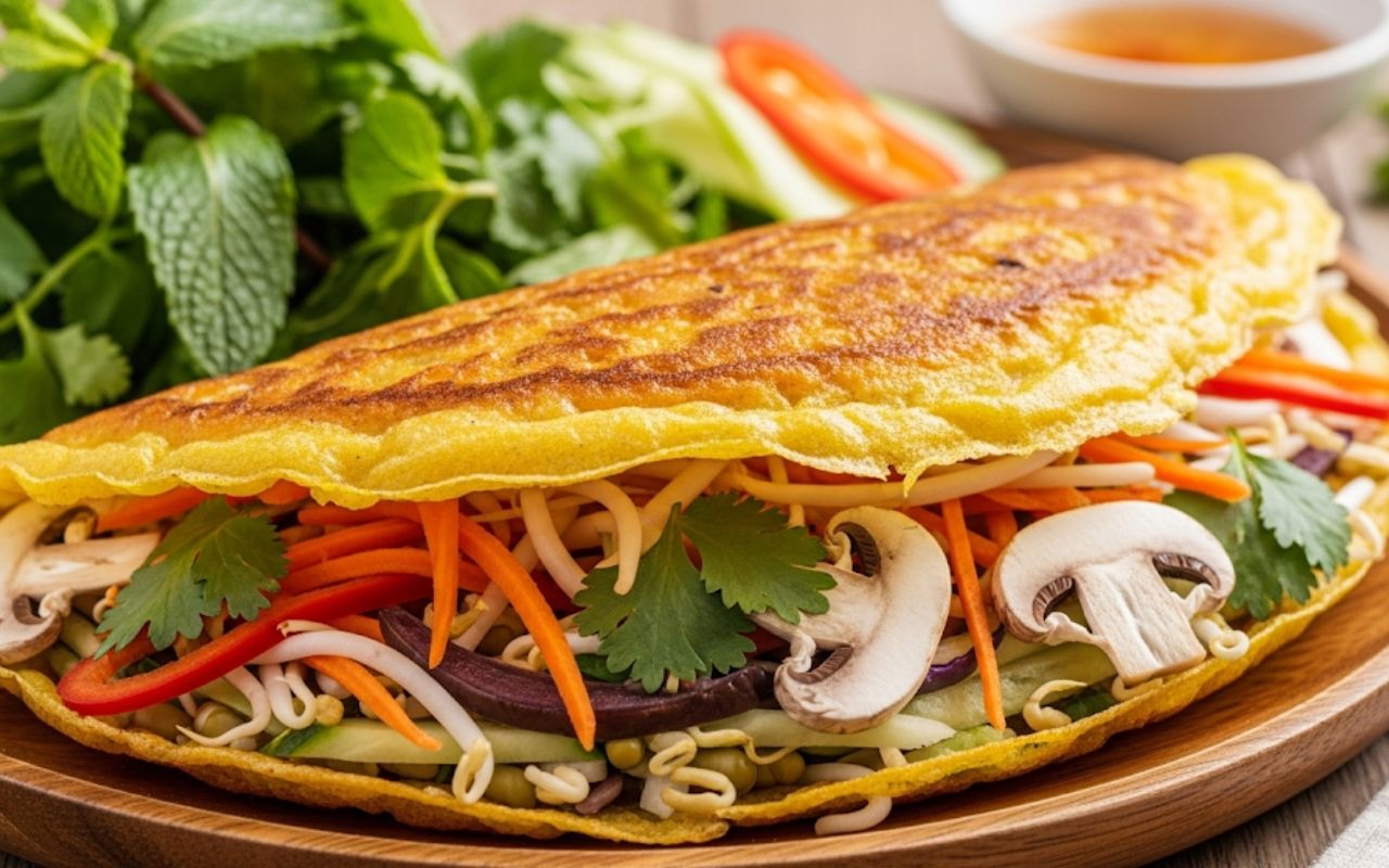 Bánh Xèo Chay: Món Ăn Giòn Rụm, Bổ Dưỡng Và Dễ Làm