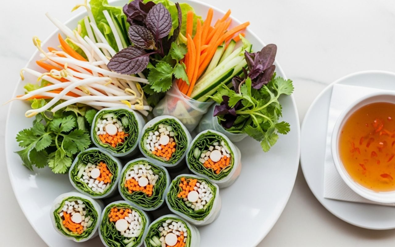 Phở cuốn chay – Món ăn chay thanh đạm, hấp dẫn dễ làm