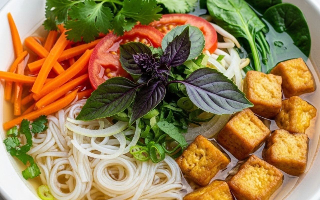 Cách Nấu Phở Chay Miền Nam: Bí Quyết Nước Dùng Đậm Đà, Ăn Kèm Đủ Loại Rau Thơm