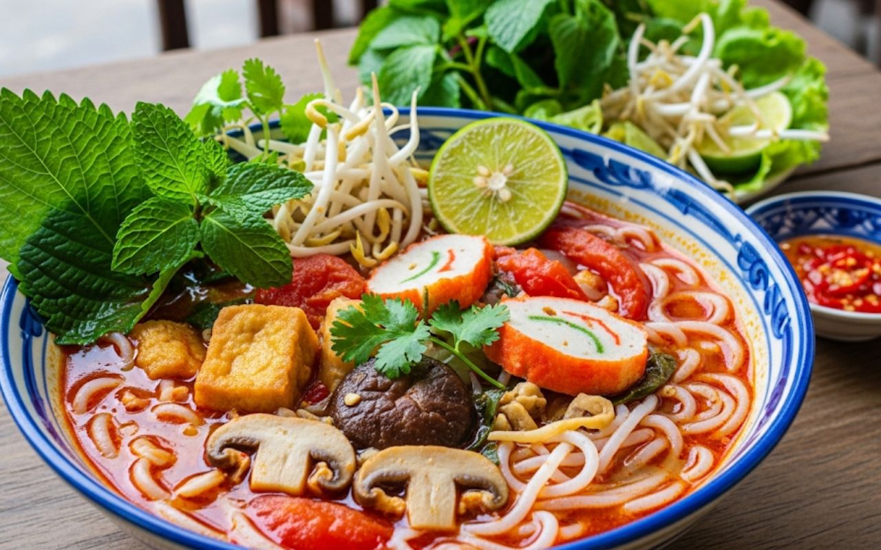 Bún Riêu Chay – Nước Dùng Chua Ngọt Hấp Dẫn
