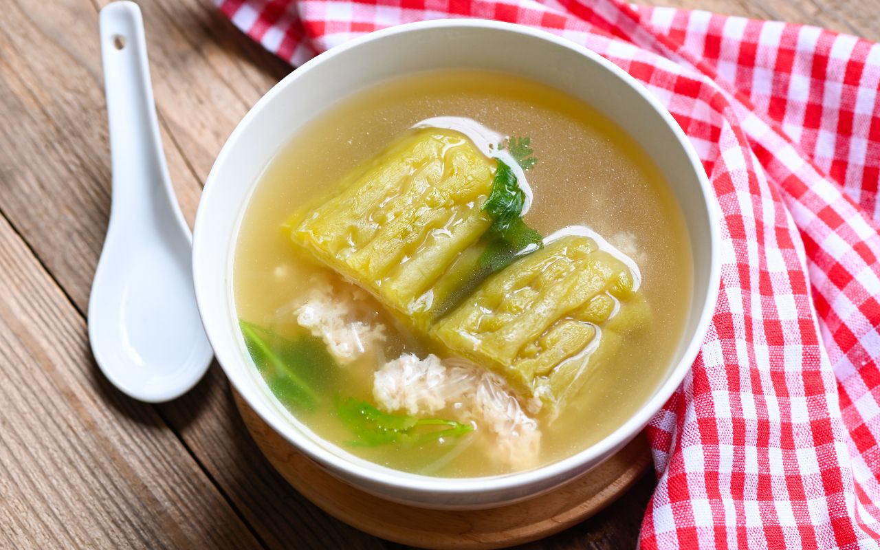 Canh khổ qua nhồi chay thanh đạm, dễ làm