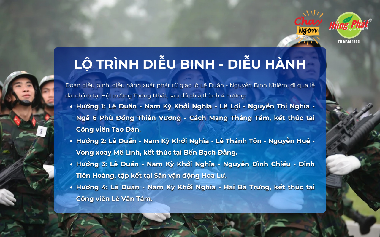 Thông Tin Chi Tiết - Lễ Diễu Binh Lễ 30/4 Kỷ Niệm 50 Năm Ngày Giải Phóng Miền Nam