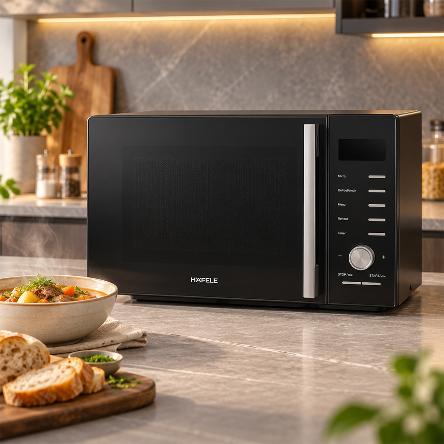Công suất 850 W và 5 mức công suất vi sóng của Häfele HC-MW251FB