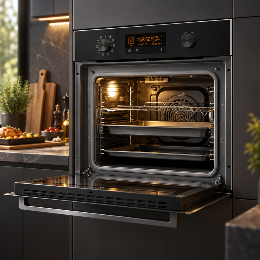 Khoang lò 65 lít và 9 chức năng nướng của Häfele HO-KT60A9