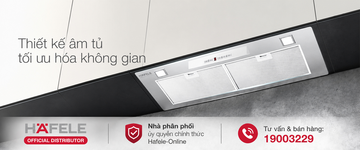 Máy hút mùi âm tủ Hafele chính hãng cho căn bếp hiện đại