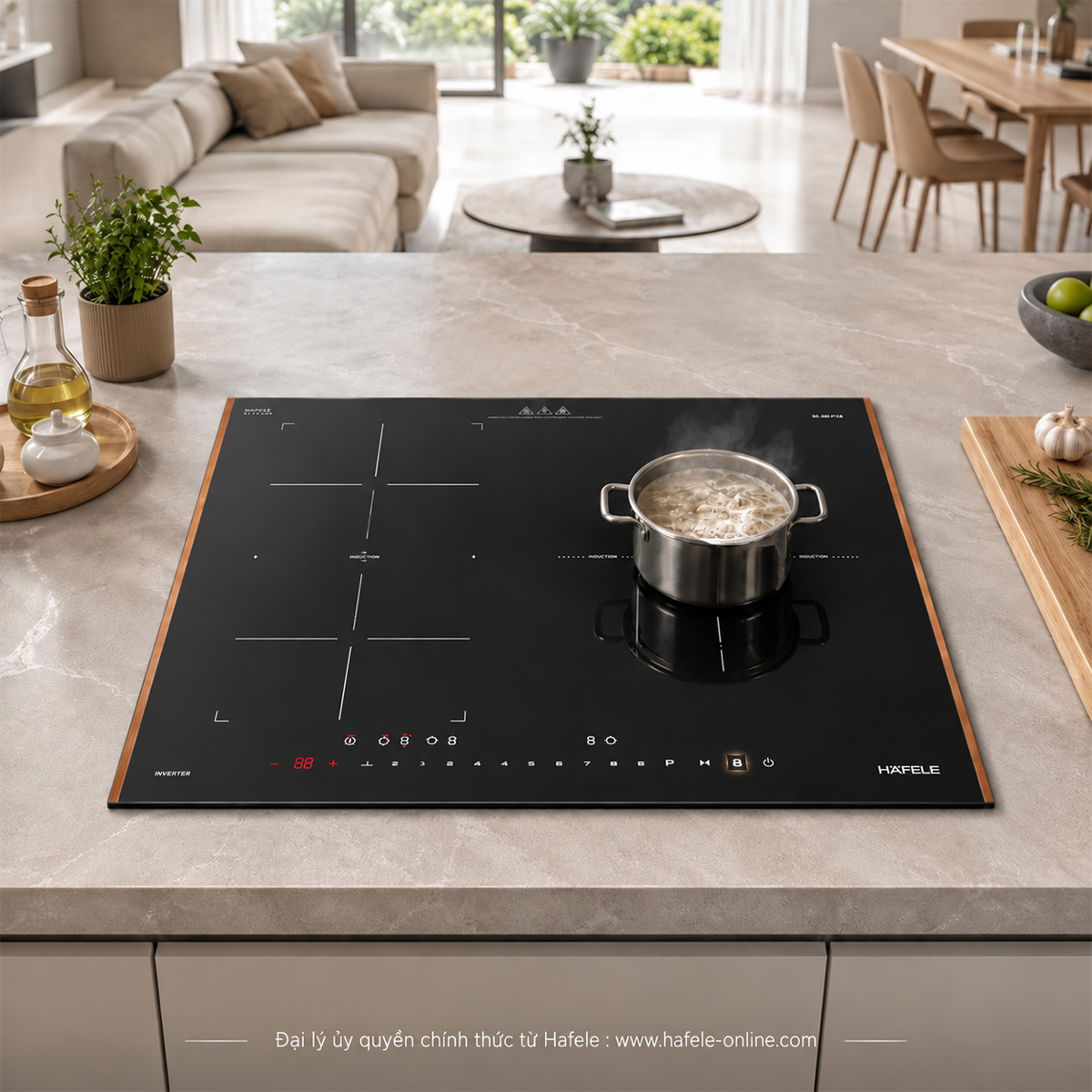 Bếp từ lắp âm 3 vùng nấu Häfele HC-I60371B 536.61.718
