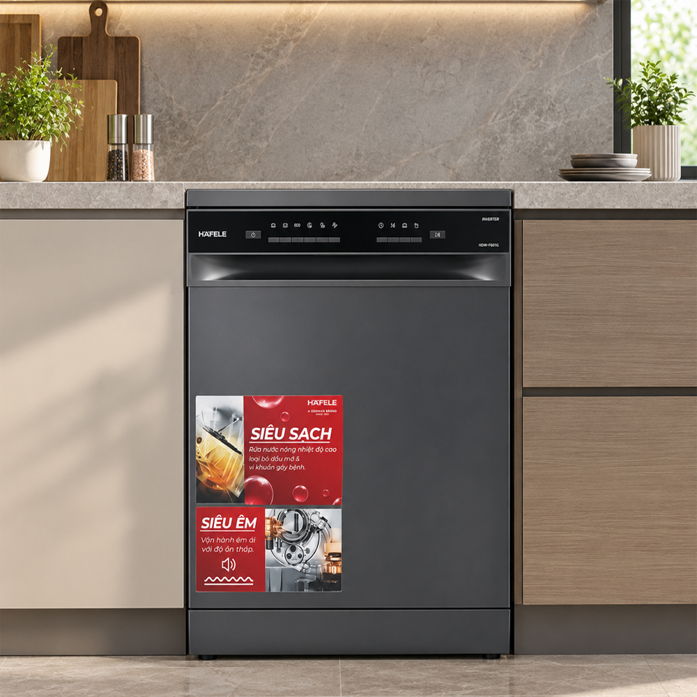 Máy rửa chén độc lập Häfele HDW-F601G 535.29.592