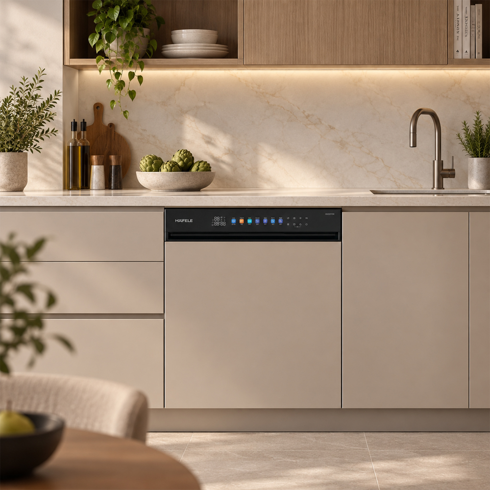 Máy rửa chén bán âm Häfele HDW-B6054B 538.21.362