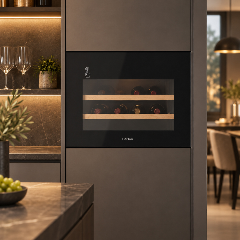 Tủ bảo quản rượu Häfele HW-C62BB 533.17.001 dung tích 62 lít sức chứa 28 chai