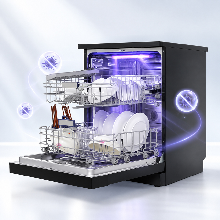 Công nghệ UV diệt khuẩn trên máy rửa chén Häfele HDW-F601B