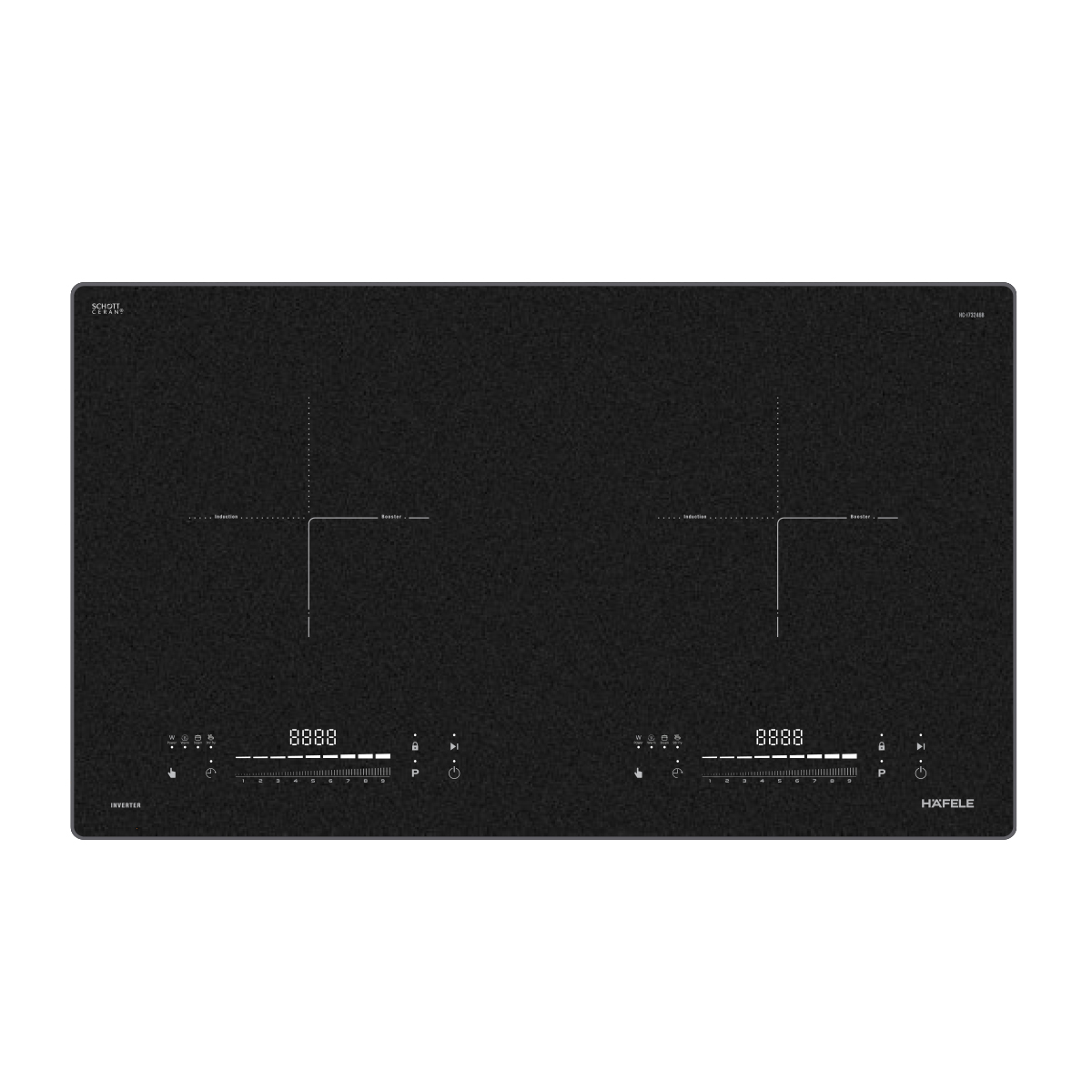 Bếp Từ Lắp Âm 2 Vùng Nấu Hafele HC-I73246B