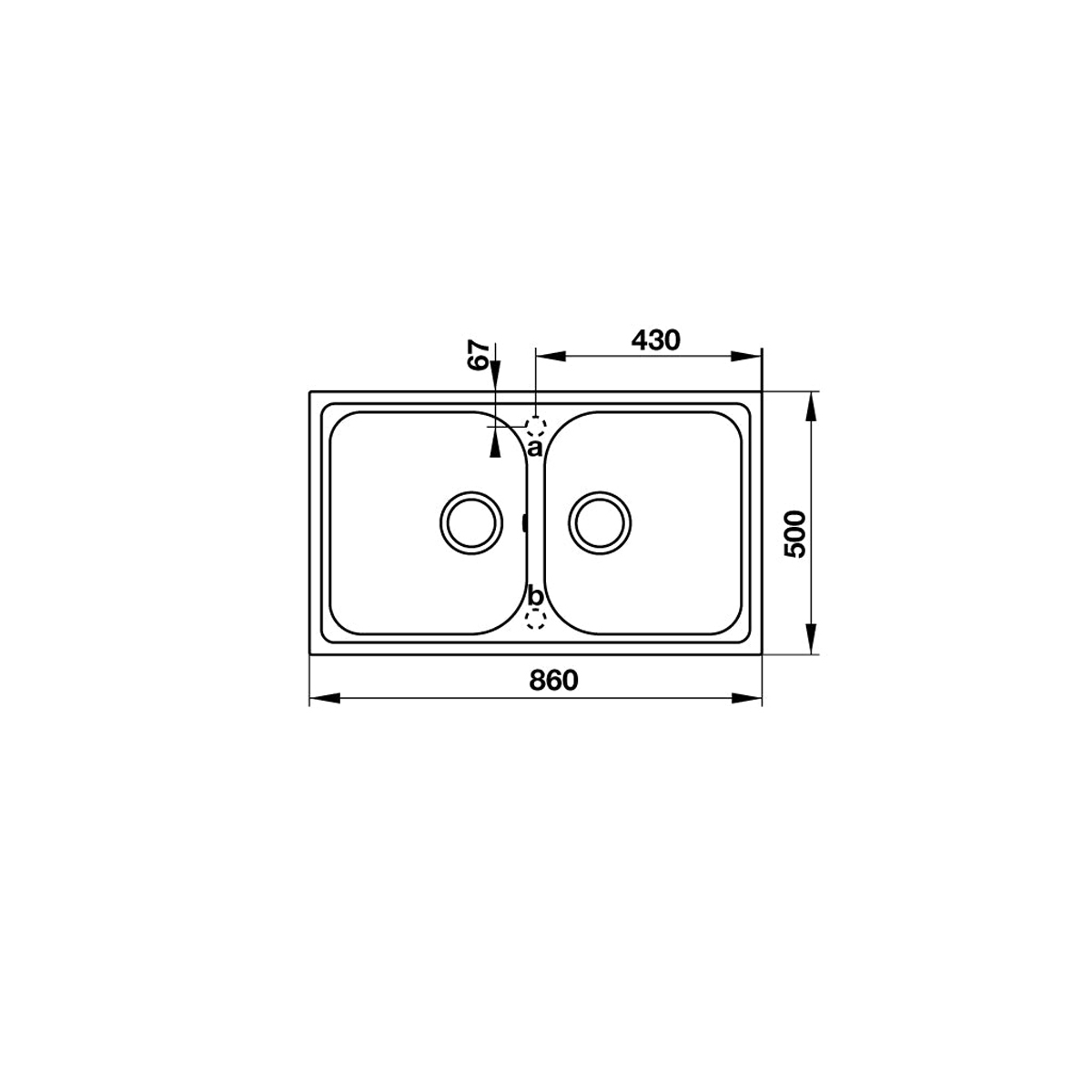 Chậu Đá Granstone Màu Xám Hafele HS19-GEN2R90
