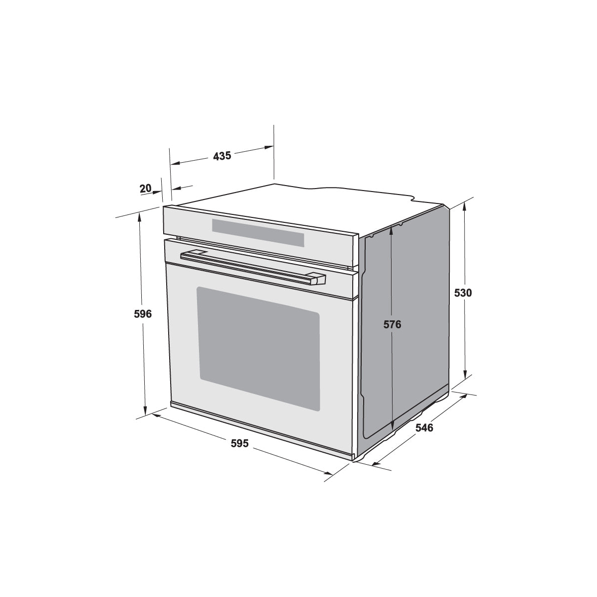 Lò Nướng Kết Hợp Hấp Âm Tủ Hafele HSO-8T72A