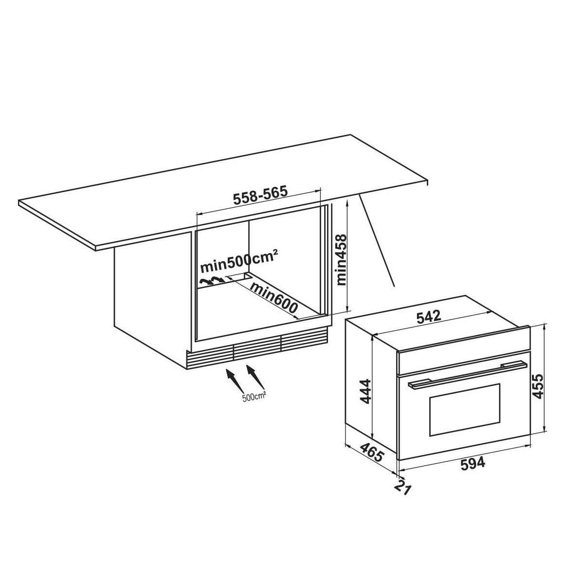 Lò Vi Sóng Kết Hợp Nướng Hafele HC-MWO381B