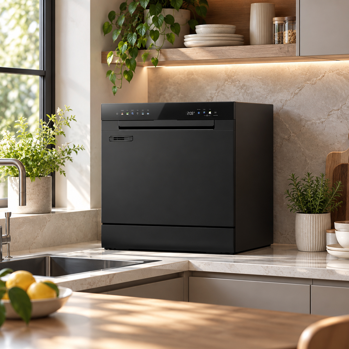 Máy Rửa Chén Bát Để Bàn Hafele HDW-T5552B