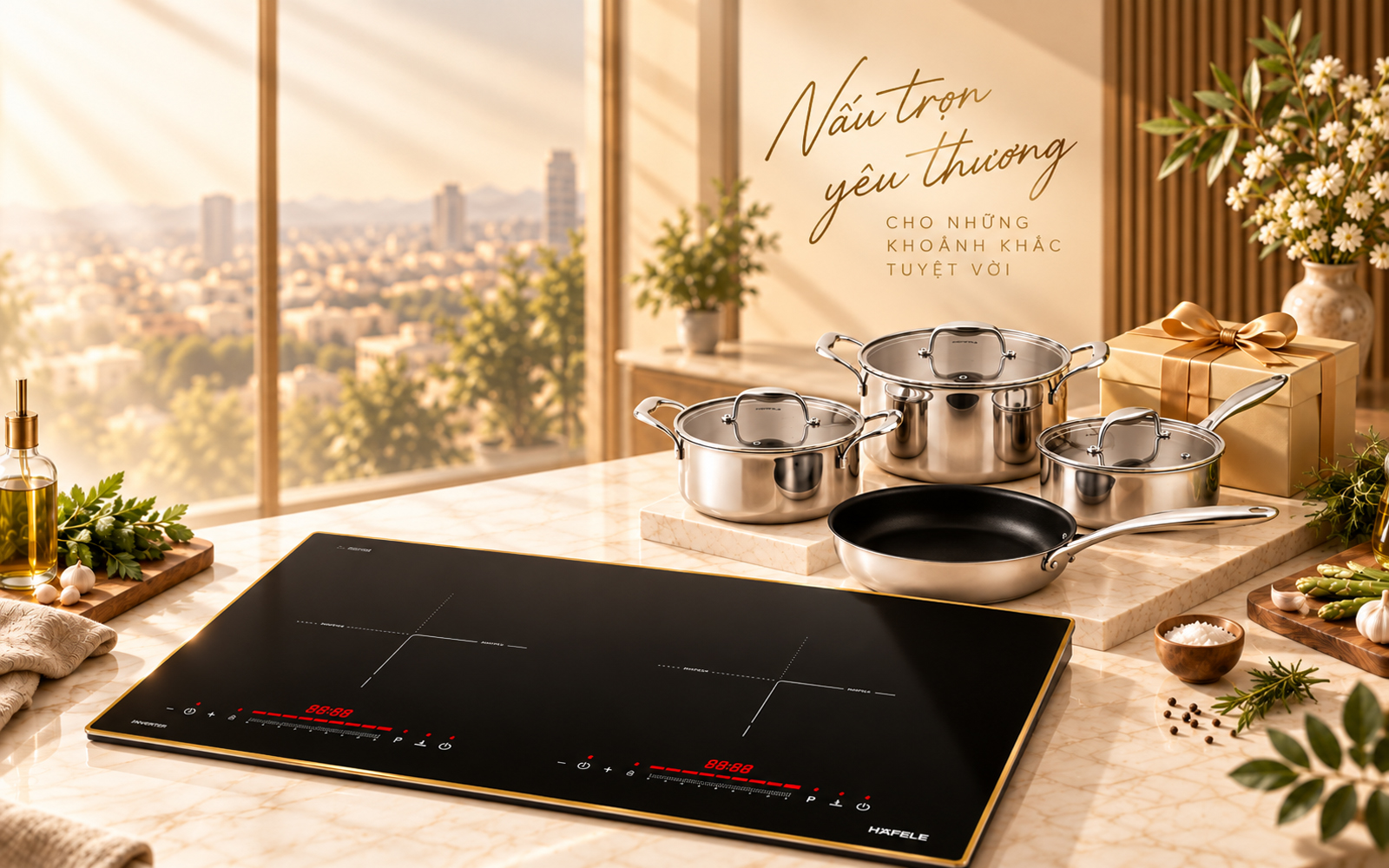 Tặng thêm bộ nồi cao cấp