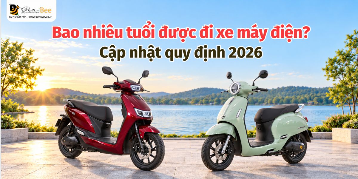 Bao nhiêu tuổi được đi xe máy điện? Cập nhật quy định 2026