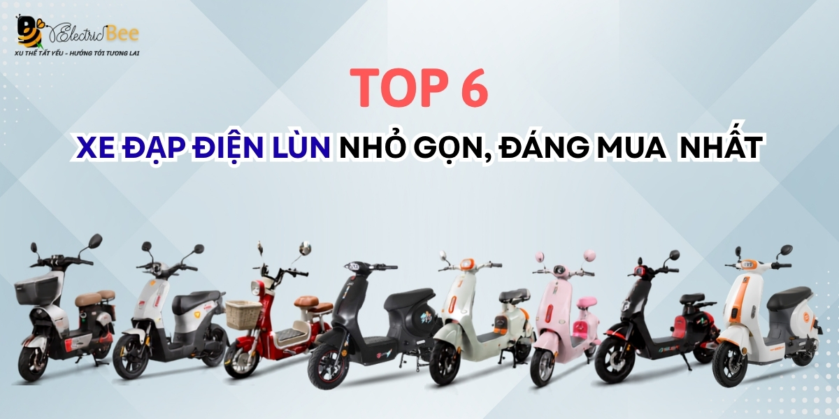 Top 6 mẫu xe đạp điện lùn nhỏ gọn cho học sinh 2026