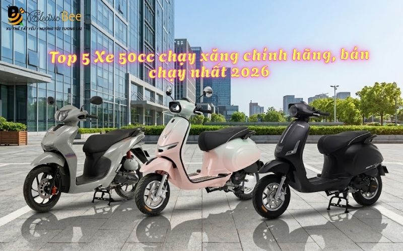 Top 5 xe máy 50cc chạy xăng chính hãng đáng mua nhất 2026