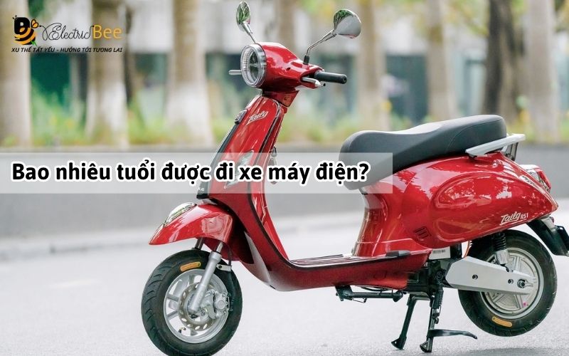 Bao nhiêu tuổi được đi xe máy điện?