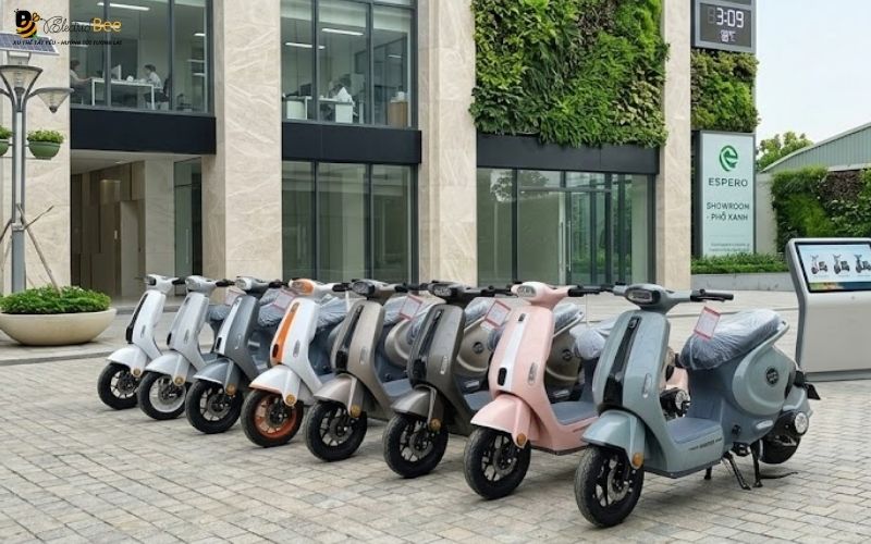 Bảng màu sắc thời thượng, nét điệu cho nữ đa dạng xe điện Espero Weezee Plus 3