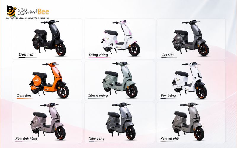 Bảng màu xe điện JVC G9 SURI