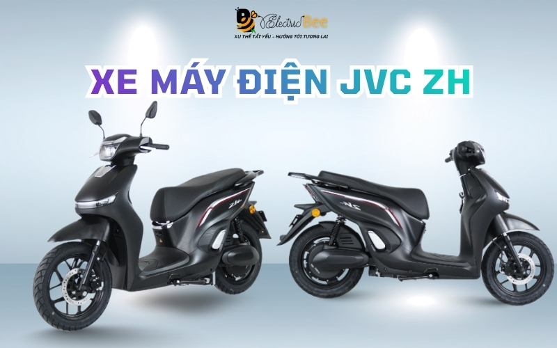 Xe máy điện JVC ZH kiểu dáng thể thao sang trọng