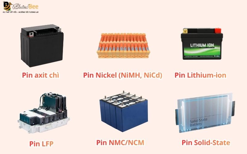 Pin xe điện có nhiều công nghệ khác nhau về độ bền và an toàn